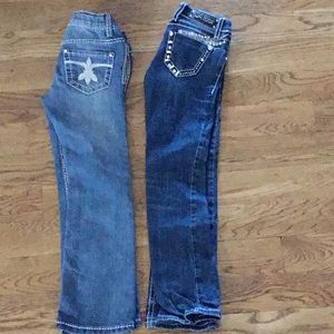 Girls bootcut jeans